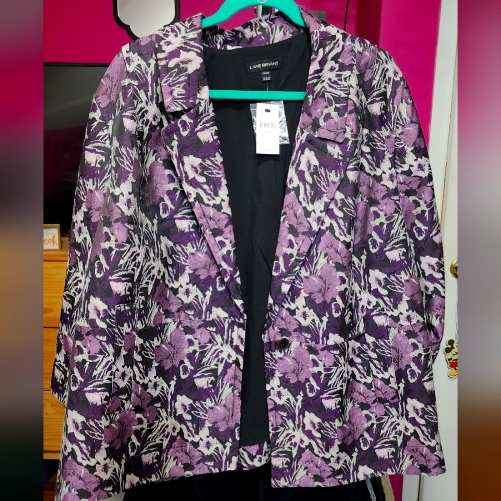 Lane Bryant Floral Blazer